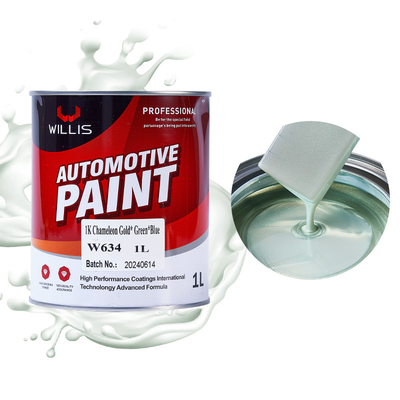 1K Multicolore changeant l'effet d'illusion perlésace Peinture de résine acrylique avec revêtement bleu vert pourpre et peinture