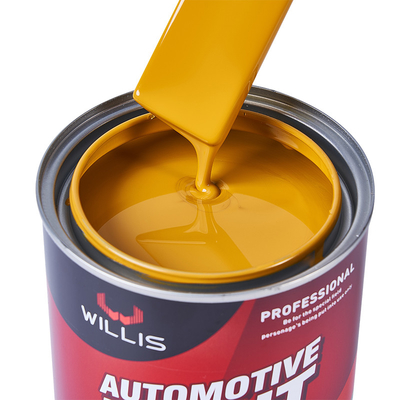 Repassez le service liquide d'OEM/ODM d'état de revêtement d'anti de rouille de la perle 1K peinture jaune de voiture