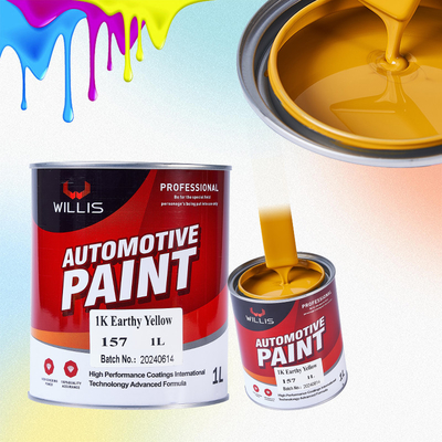 Repassez le service liquide d'OEM/ODM d'état de revêtement d'anti de rouille de la perle 1K peinture jaune de voiture