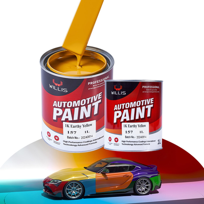Repassez le service liquide d'OEM/ODM d'état de revêtement d'anti de rouille de la perle 1K peinture jaune de voiture