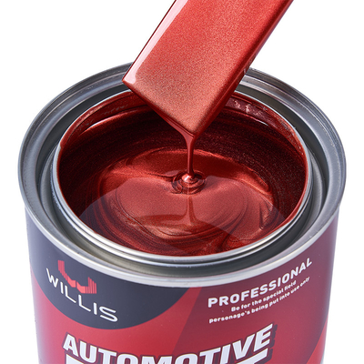 Peinture automobile à perle claire 1K Perle rouge Laque acrylique peinture automobile diluant