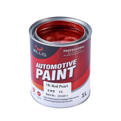 Peinture automobile à perle claire 1K Perle rouge Laque acrylique peinture automobile diluant