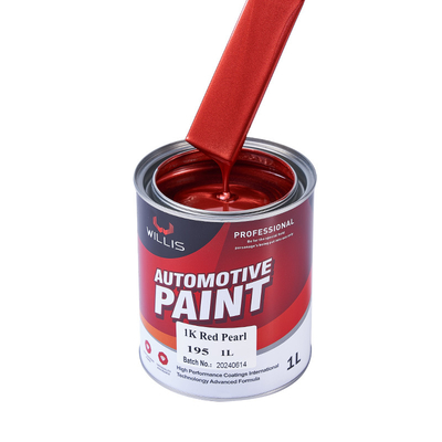 Peinture automobile à perle claire 1K Perle rouge Laque acrylique peinture automobile diluant