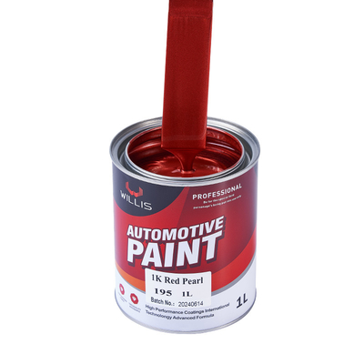 Peinture automobile à perle claire 1K Perle rouge Laque acrylique peinture automobile diluant