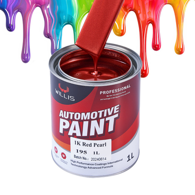 Peinture automobile à perle claire 1K Perle rouge Laque acrylique peinture automobile diluant