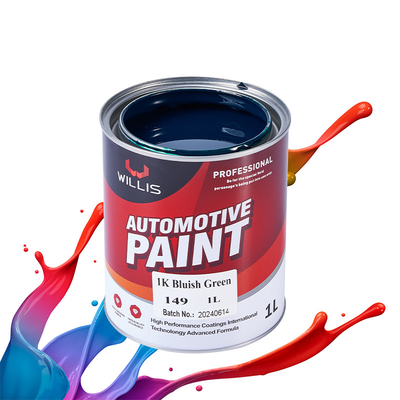 Couleurs personnalisées de peinture automobile acrylique 1K pour le raffinage automatique Haute performance facile à appliquer