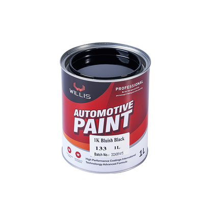 Peinture noire / blanche pure / jaune citron solide acrylique pour voiture