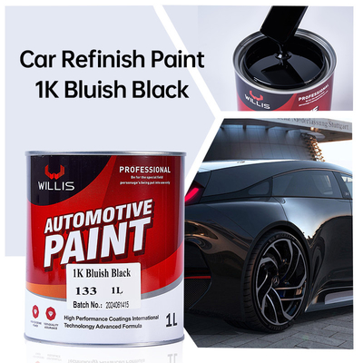 Peinture noire / blanche pure / jaune citron solide acrylique pour voiture