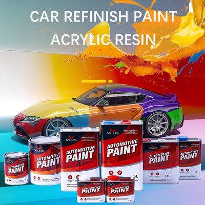 Peinture automobile de marque Willis, Résine époxy, Résine acrylique, Pistolets de pulvérisation, Peinture de carrosserie automobile, Diluant, Durcisseur de peinture automobile, Vernis transparent, Peinture automobile 1K et séchage rapide, Couleurs multiples, Services OEM et ODM