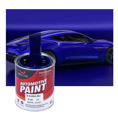 Peinture automobile acrylique 2K de haute qualité Peinture automobile bleu roux bleu automobile couleur métallique bon prix