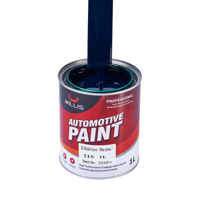 Peinture acrylique 2K vert bleuâtre pour revêtement automobile et plastique