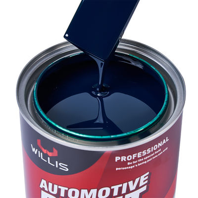 Peinture acrylique 2K vert bleuâtre pour revêtement automobile et plastique