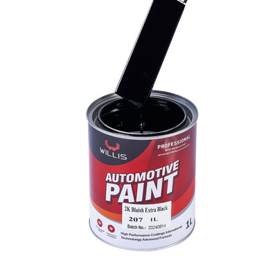 Revêtement liquide de peinture automobile noir extra bleuté 2K brillant, approvisionnement d'usine, plusieurs couleurs, prix bas, options OEM, revêtement plastique