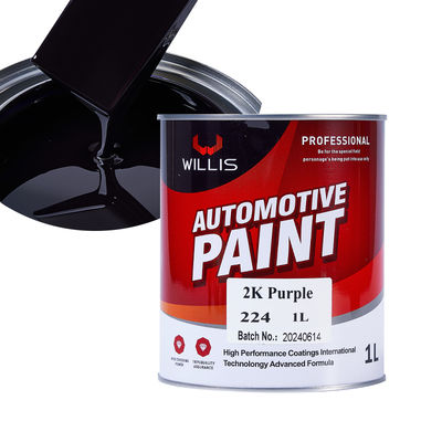 Peinture solide violette 2K haute performance avec résine acrylique et application de pulvérisation pour la réparation automobile
