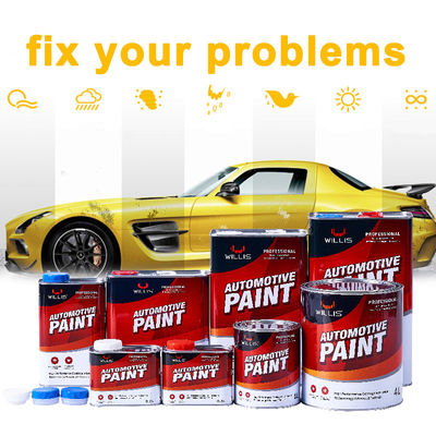 Red 2K Solid Paint With 1L 4L 20L Sizes And 2 Years Shelf Life For Automotive Spray Application,Made In China