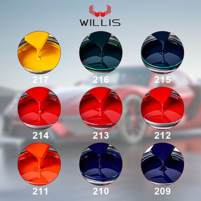 Willis Brand Customizable Color 2k Solid Paint With Acrylic Resin For High Gloss Automotive Finishes,Car Paint Thinner/Hardener