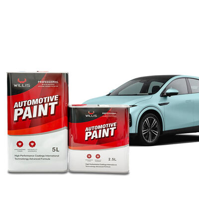 Couche de peinture à haute résistance à l' jaunissement UV à durcissement de laque à résine acrylique claire revêtement automobile liquide vernis durcif efficace