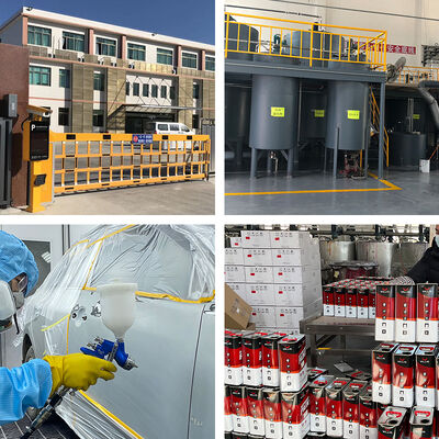 Vernis transparent acrylique 2K haute teneur en solides pour retouche automobile, peinture liquide pour couche de fond pulvérisée