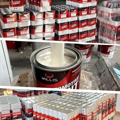 Vernis transparent acrylique 2K haute teneur en solides pour retouche automobile, peinture liquide pour couche de fond pulvérisée