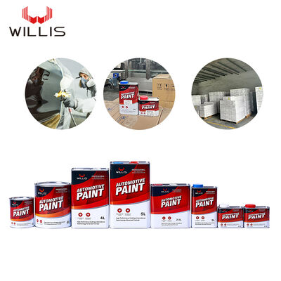 Vernis transparent acrylique 2K haute teneur en solides pour retouche automobile, peinture liquide pour couche de fond pulvérisée