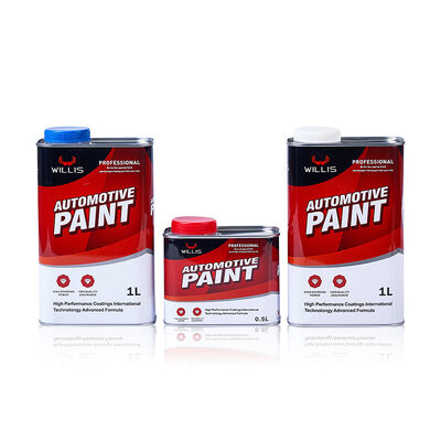 Vernis acrylique anti-jaunissement à haute teneur en solides, résine acrylique pour peinture automobile à haut revêtement avec durcisseur à usage de retouche