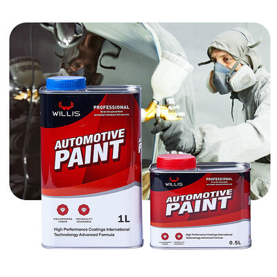 Vernis acrylique anti-jaunissement à haute teneur en solides, résine acrylique pour peinture automobile à haut revêtement avec durcisseur à usage de retouche