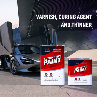 Ensemble de peinture de revêtement automobile en gros Détecteur de peinture de revêtement clair Durcitrice UV solide brillante de haute qualité Vernis permanent revêtement UV Diluteur de peinture automobile