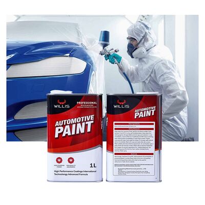 Vente à chaud Carrosserie 2K / 1K Peinture de voiture standard plus mince 2K / 1K Couleur revêtements acryliques automobiles revêtements de base Couche de couche claire