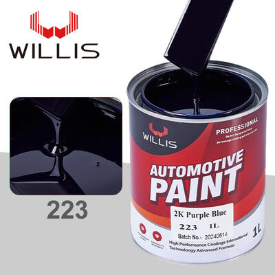 WILLIS 223 2K Peinture automobile acrylique bleu violet Spray de revêtement liquide Finition OEM disponible