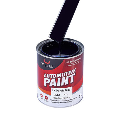 WILLIS 223 2K Peinture automobile acrylique bleu violet Spray de revêtement liquide Finition OEM disponible