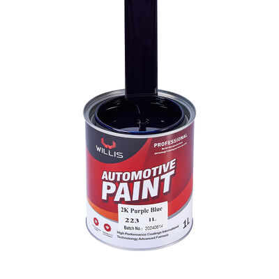 WILLIS 223 2K Peinture automobile acrylique bleu violet Spray de revêtement liquide Finition OEM disponible