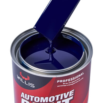 Approvisionnement d'usine WILLIS 2K Bleu Verdâtre Peinture Automobile Revêtement Liquide Peinture de Finition Automobile Résine Acrylique Apprêt pour Revêtement Plastique