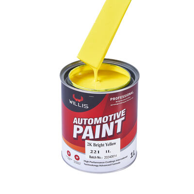 Vente chaude WILLIS OEM Peinture Automobile 2K Topcoat pour Bateaux et Voitures avec Multiples Couleurs Acrylique Liquide Incluant Diluant de Peinture en Spray