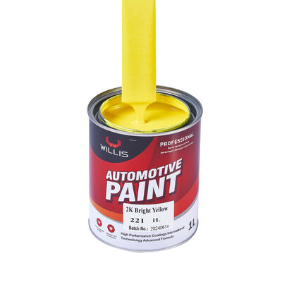 Vente chaude WILLIS OEM Peinture Automobile 2K Topcoat pour Bateaux et Voitures avec Multiples Couleurs Acrylique Liquide Incluant Diluant de Peinture en Spray