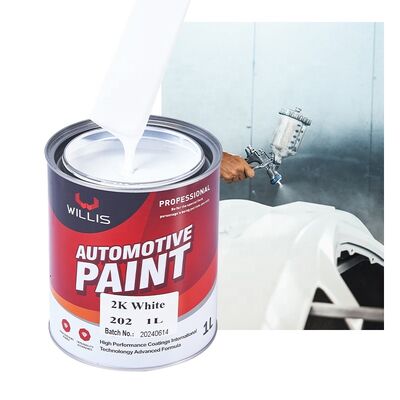 WILLIS 202 OEM 2K Résine acrylique de voiture Topcoat-options multicolores Application de pulvérisation Inclut un diluant de peinture