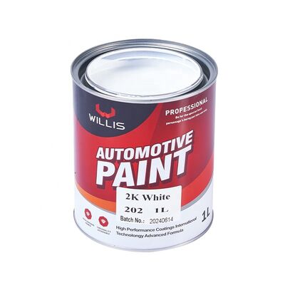 WILLIS 202 OEM 2K Résine acrylique de voiture Topcoat-options multicolores Application de pulvérisation Inclut un diluant de peinture