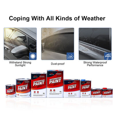 WILLIS 2K Peinture Métallisée pour Retouche Automobile Application au Pistolet Machine de Mélange Modèle 222