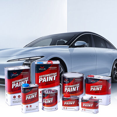 2k Peinture de finition de voiture Peinture de finition de carrosserie de voiture Couleurs solides haute brillance bleu Spray Liquide revêtement de résine acrylique