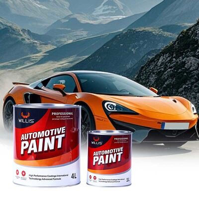 2k Peinture de finition de voiture Peinture de finition de carrosserie de voiture Couleurs solides haute brillance bleu Spray Liquide revêtement de résine acrylique