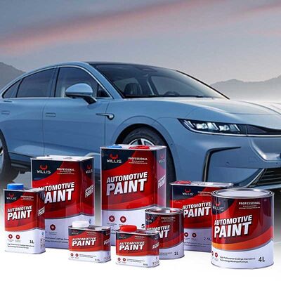 WILLIS 217 2K Peinture en spray automobile Bleu Brillant Nacré Bonbon pour voitures, bateaux et appareils électroménagers - Revêtement liquide en résine acrylique