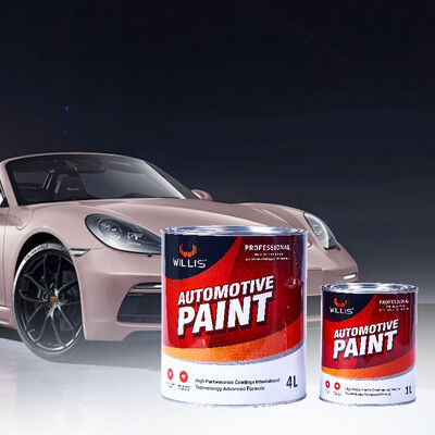 Peinture automobile liquide à base d'acrylique WILLIS 2K jaune moyen de haute qualité, peinture de réparation automobile, peinture pour meubles