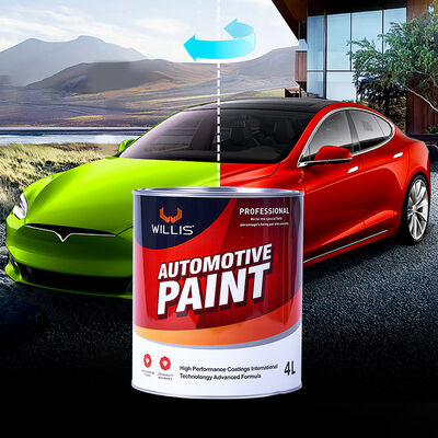Approvisionnement direct d'usine Peinture liquide acrylique de haute qualité 2K Jaune Moyen en aérosol pour la protection des voitures et des meubles