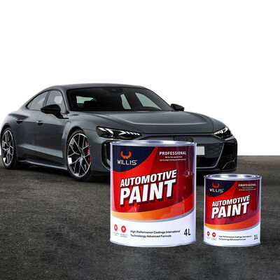 WILLIS Industrial 2K Solid Color Acrylic Car Body Paint with Pigment OEM Code Spray Application Liquid Coating (Model 206)
