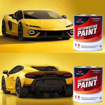 WILLIS Modèle 201 Peinture de carrosserie écologique durable 1K/2K Couleur solide Peinture à pulvérisation acrylique Pigment Code OEM Couche liquide
