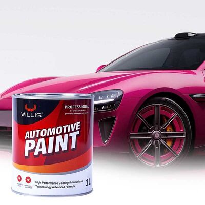WILLIS Modèle 201 Peinture de carrosserie écologique durable 1K/2K Couleur solide Peinture à pulvérisation acrylique Pigment Code OEM Couche liquide