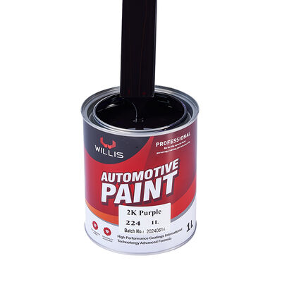 Peinture de revêtement automobile violette 2K Peinture de revêtement automobile acrylique à deux composants Peinture automobile de revêtement supérieur Peinture de finition Spray Auto réparation Peinture de réparation