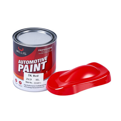 Réparation rouge Peinture de base acrylique Peinture de surface Pulvérisation Peinture de réparation automobile