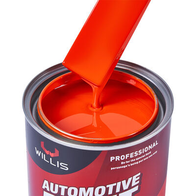 Peinture de revêtement acrylique automobile 2K Orange Rouge Couleur métallique Vente à chaud Bon prix Plusieurs couleurs disponibles