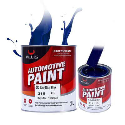 Peinture automobile en aérosol acrylique 2K Bleu-Rouge Métallisé, idéale pour la réparation automobile et disponible en plusieurs couleurs