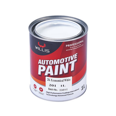 Peinture automobile 2K Blanche à base de résine acrylique et d'époxy, couche de fond et de finition pour la peinture automobile et la retouche